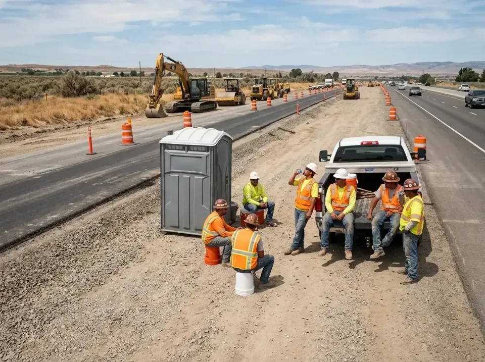 highway-road-construction-crew-007 — frequently asked questions, Porta Potty and Restroom Rentals in Carlisle, IA